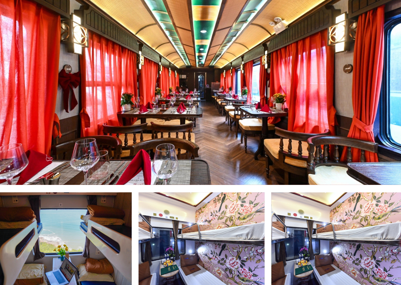 Voyager en train au Vietnam conseils, experience, train de luxe